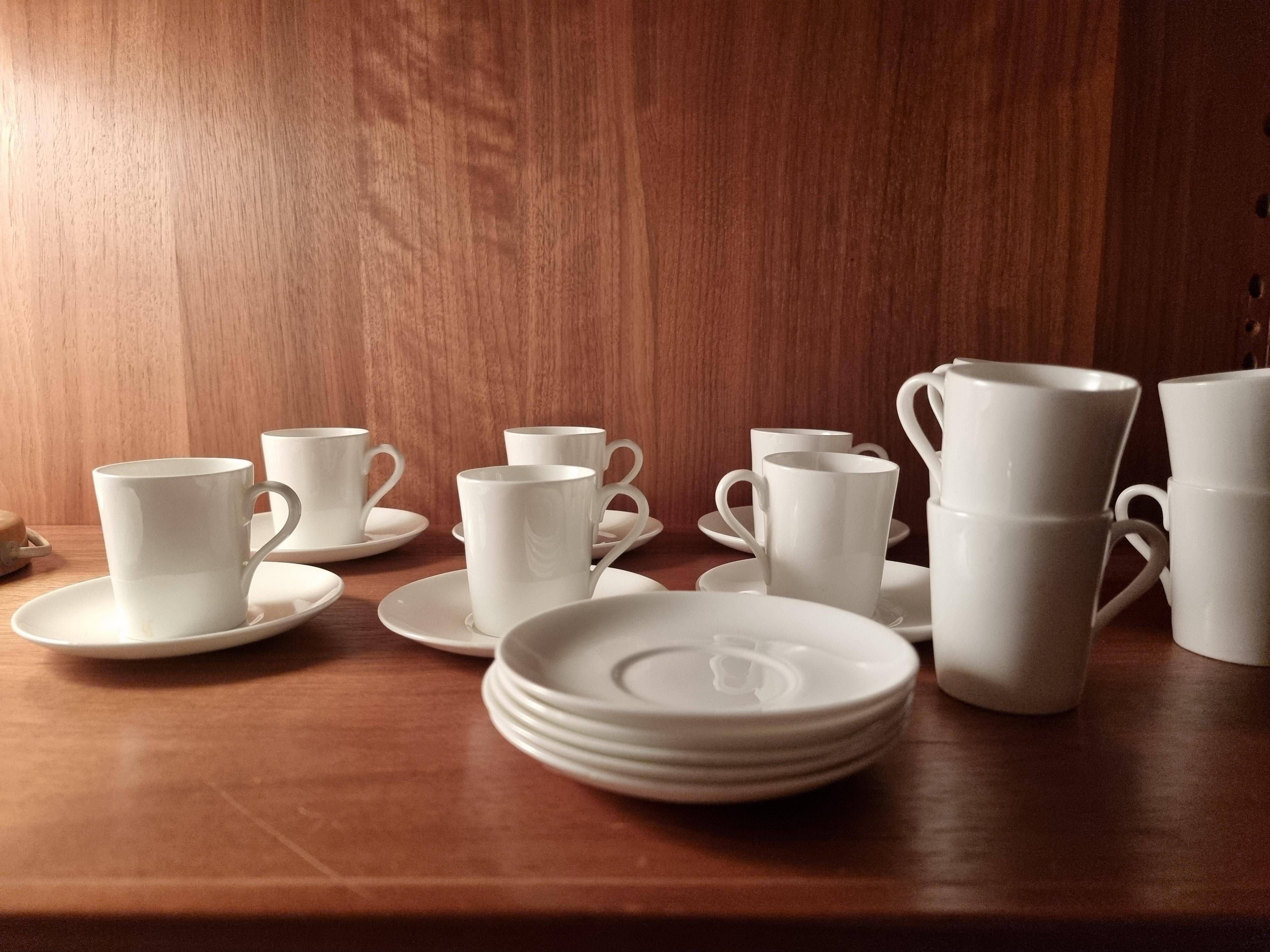 Stig Lindberg, 10 porcelain espresso cups from Gustavsberg, Scandinavian Modern.