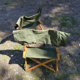 Set of 2 Praia Folding Chairs by Pier Giacomo Castiglioni for Gavina, Italy, 1960s