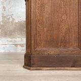 Solid oak box countertop, circa 1900.