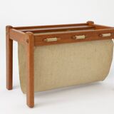 Vintage magazine rack from the 1960s-1970s