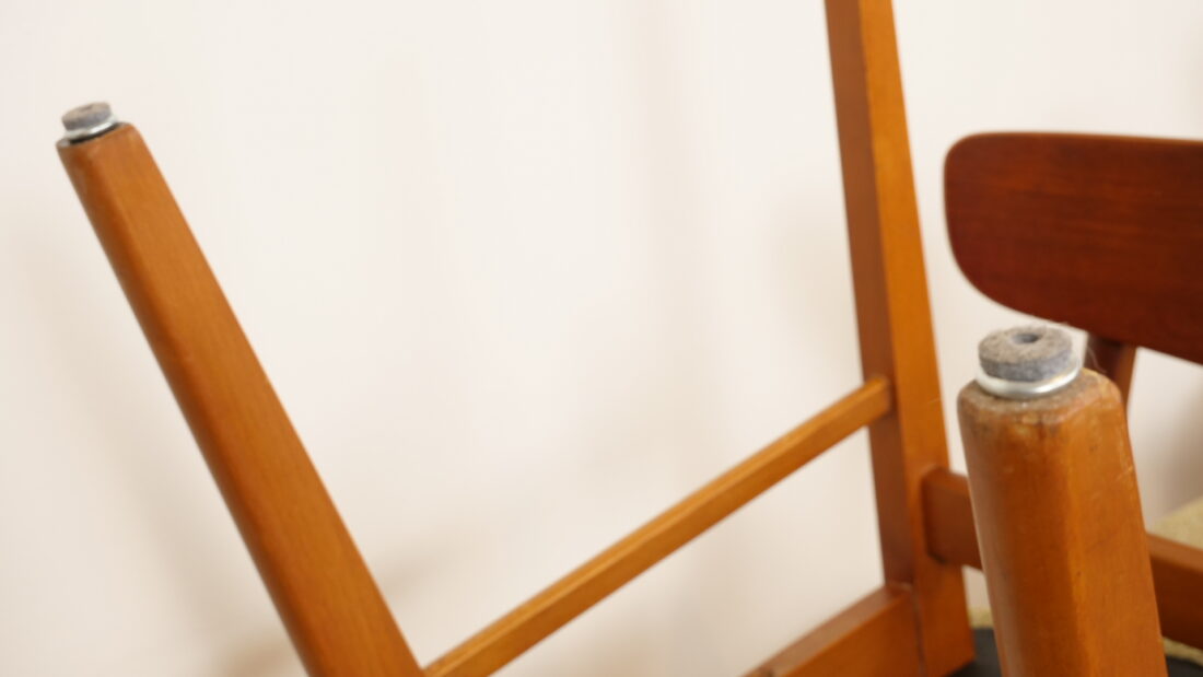 6 x dining chairs | Farstrup | Model 210 | Reupholstered | Green