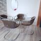 Chaises cantilever par Gastone Rinaldi pour Rima 1970s