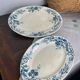 Service plates, iron earth, Sévigné, HB & Cie