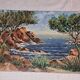 Tableau, penture sur toile. Signée A.Gallois