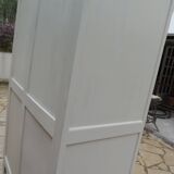 Re-enchanted Art Deco wardrobe in beige.