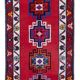 Vintage Turkish hallway rug 77x375 cm