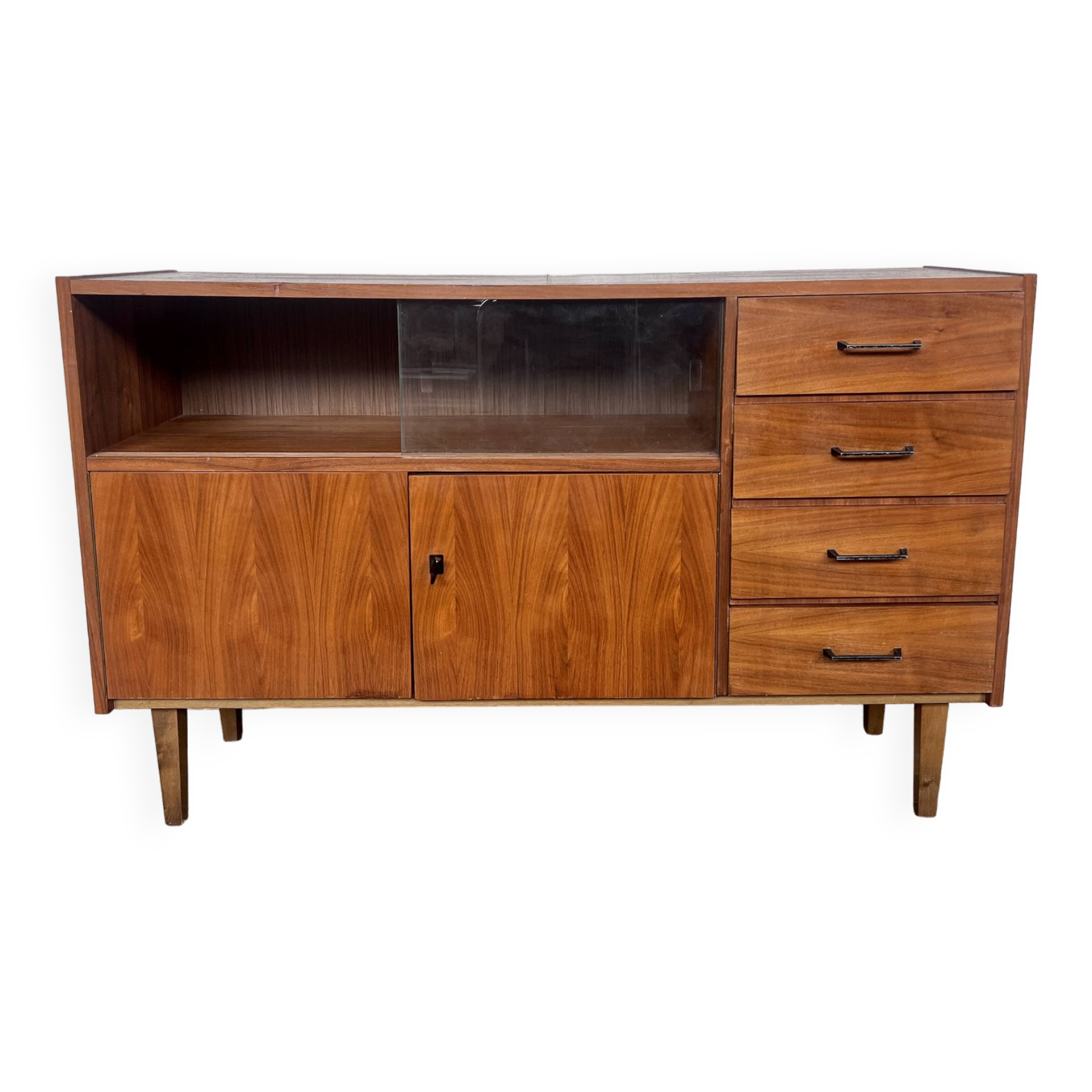 Vintage TV / hi-fi cabinet sideboard - 50/60 - Scandinavian style