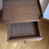 Wooden bedside table