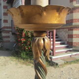 Wrought iron floor lamp from the 40s