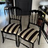 2 Napoleon III chairs