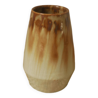 Vase en céramique signature Joseph Talbot La Borne fabrication artisanale années 50 poterie handmade