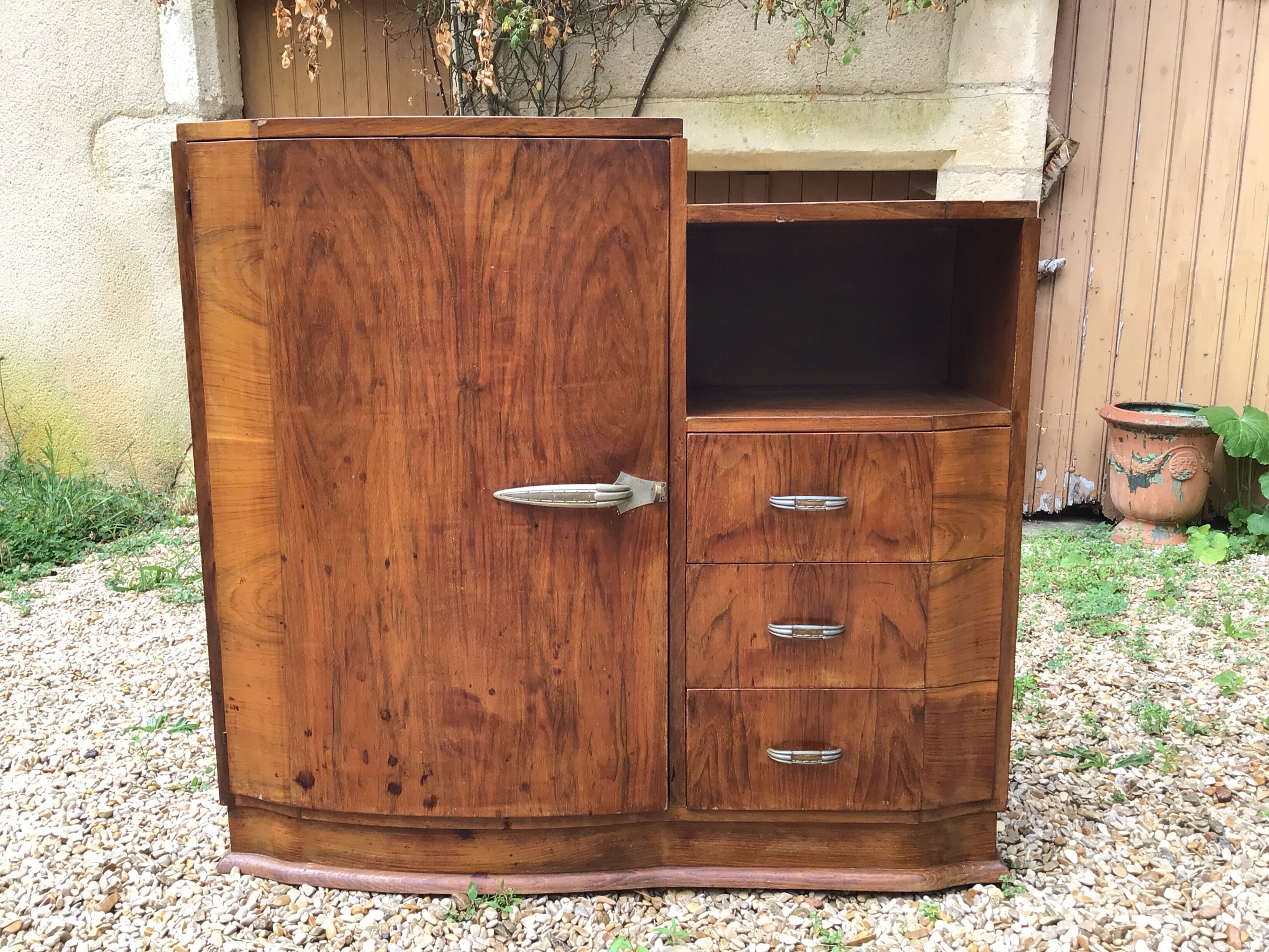 Bar furniture / buffet art deco salon around 1940