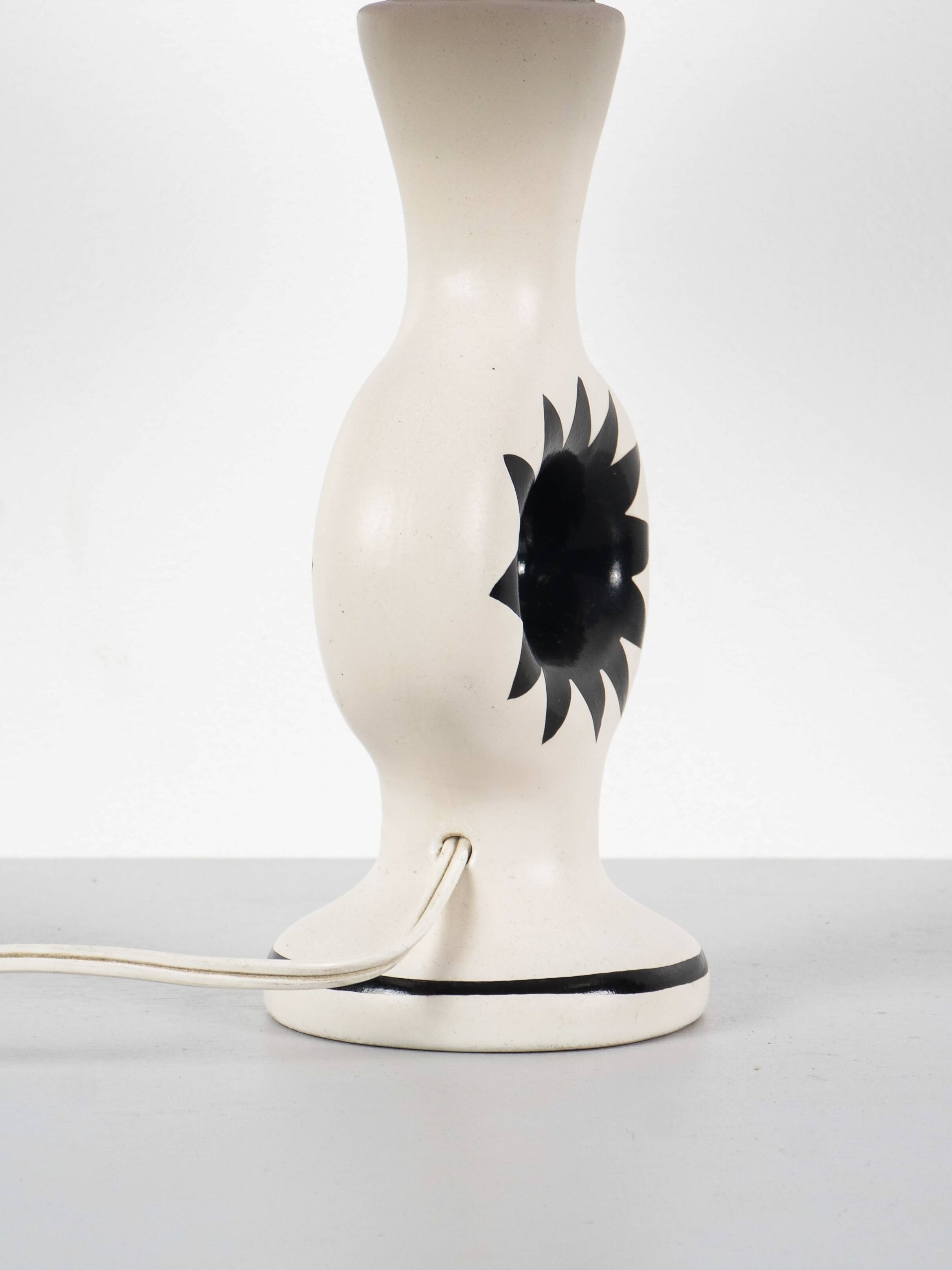 Lampe de table en céramique Roger Capron (attribué à), vers 1950