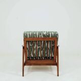 Vintage Armchair Green Cushions Classic Design