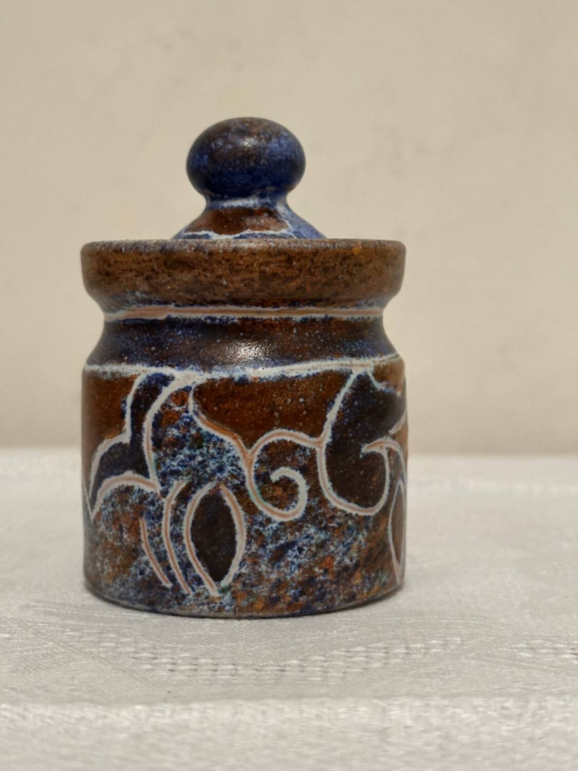 Small ceramic pot by Bernard Buffat