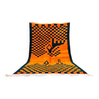 Traditional handmade carpet 250cm x 150cm Moroccan