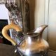 Silver metal milk pot