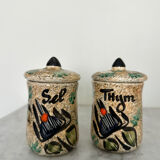 Spice pots Salt & Thyme Vallauris