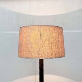 Leather floor lamp Model Flet modern Danish mid-century by Jo Hammerborg for Fog & Mørup, 1960s