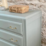 Compass feet chest of drawers