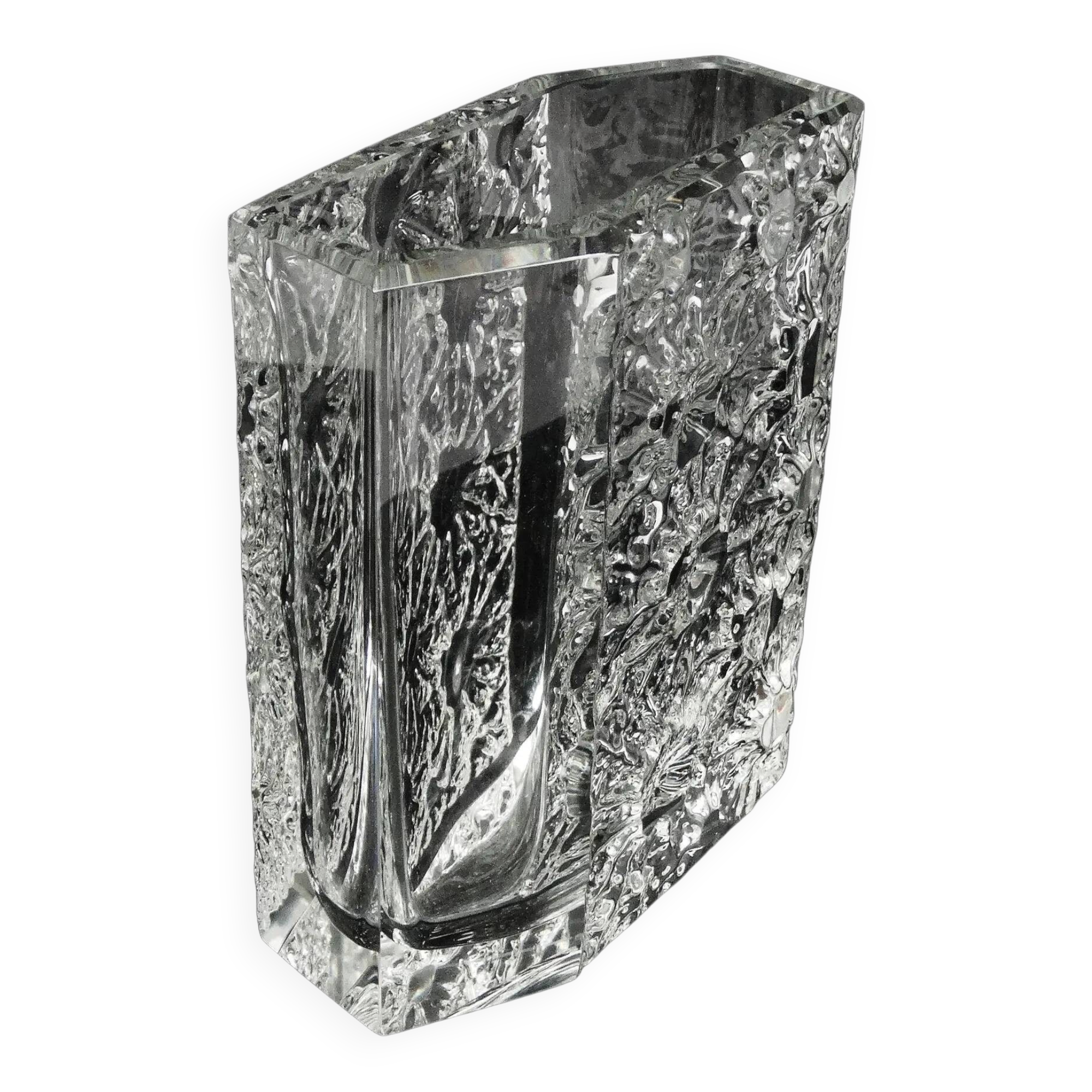 Mid-century modern vase, designed by V. Hanus, Czechoslovakia, 1960s