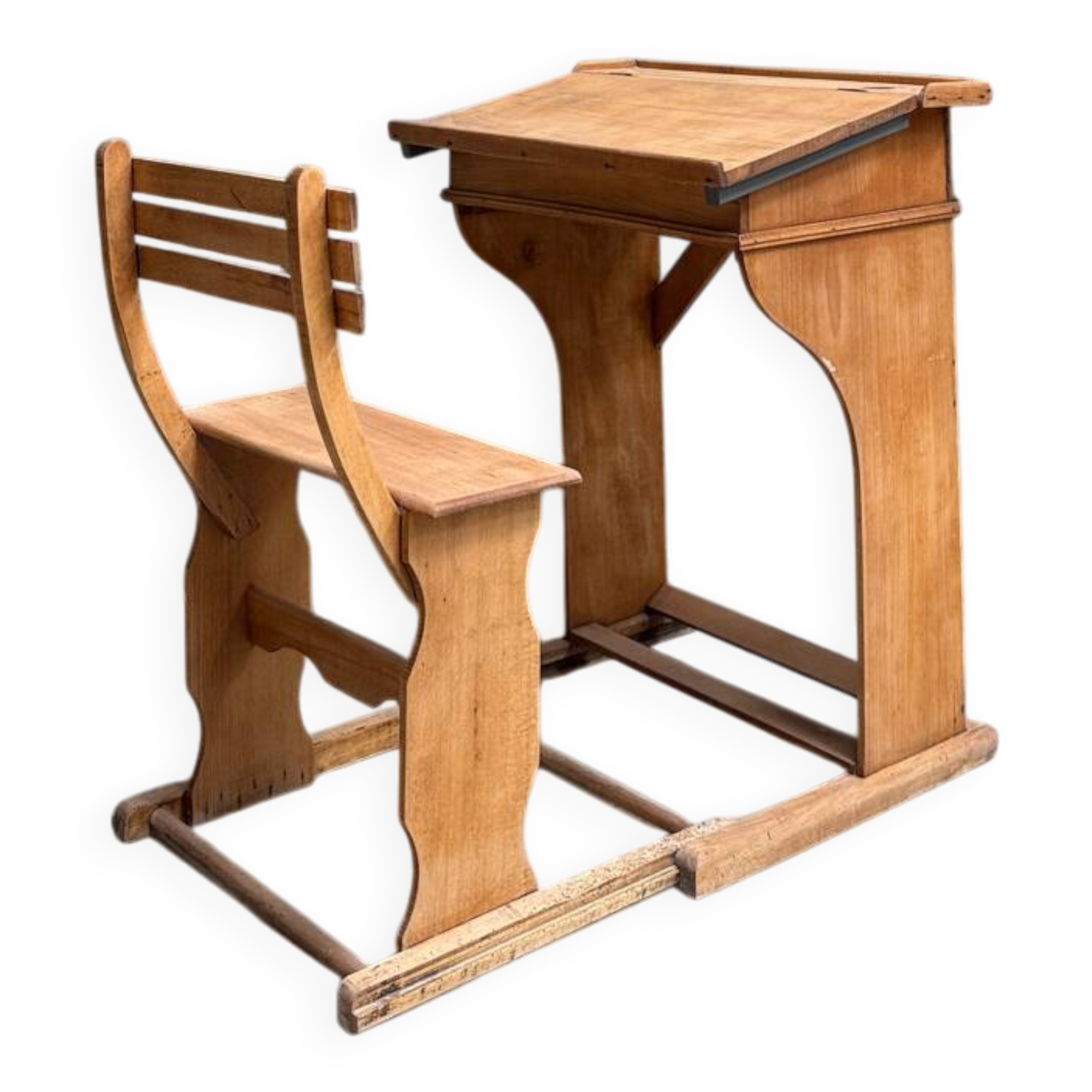 Bureau enfant avec chaise rétractable
