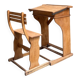 Bureau enfant avec chaise rétractable