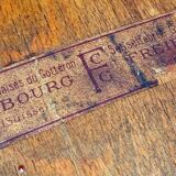 4 curved wooden bistro chairs early twentieth