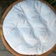 Pouf bamboo and rattan