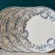 Set of 4 flat plates Model Mozart Sarreguemines