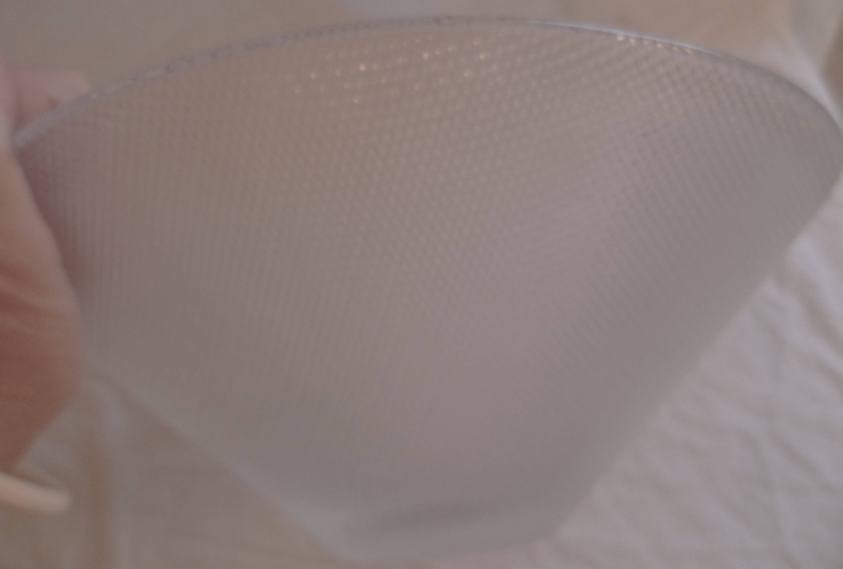 HOLMGAARD SCANDINAVIAN DESIGN / LARGE COUPE SALAD BOWL 70's glassware