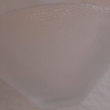 HOLMGAARD SCANDINAVIAN DESIGN / LARGE COUPE SALAD BOWL 70's glassware