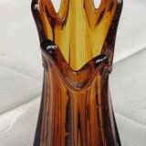 Ancien vase soliflore verre soufflé