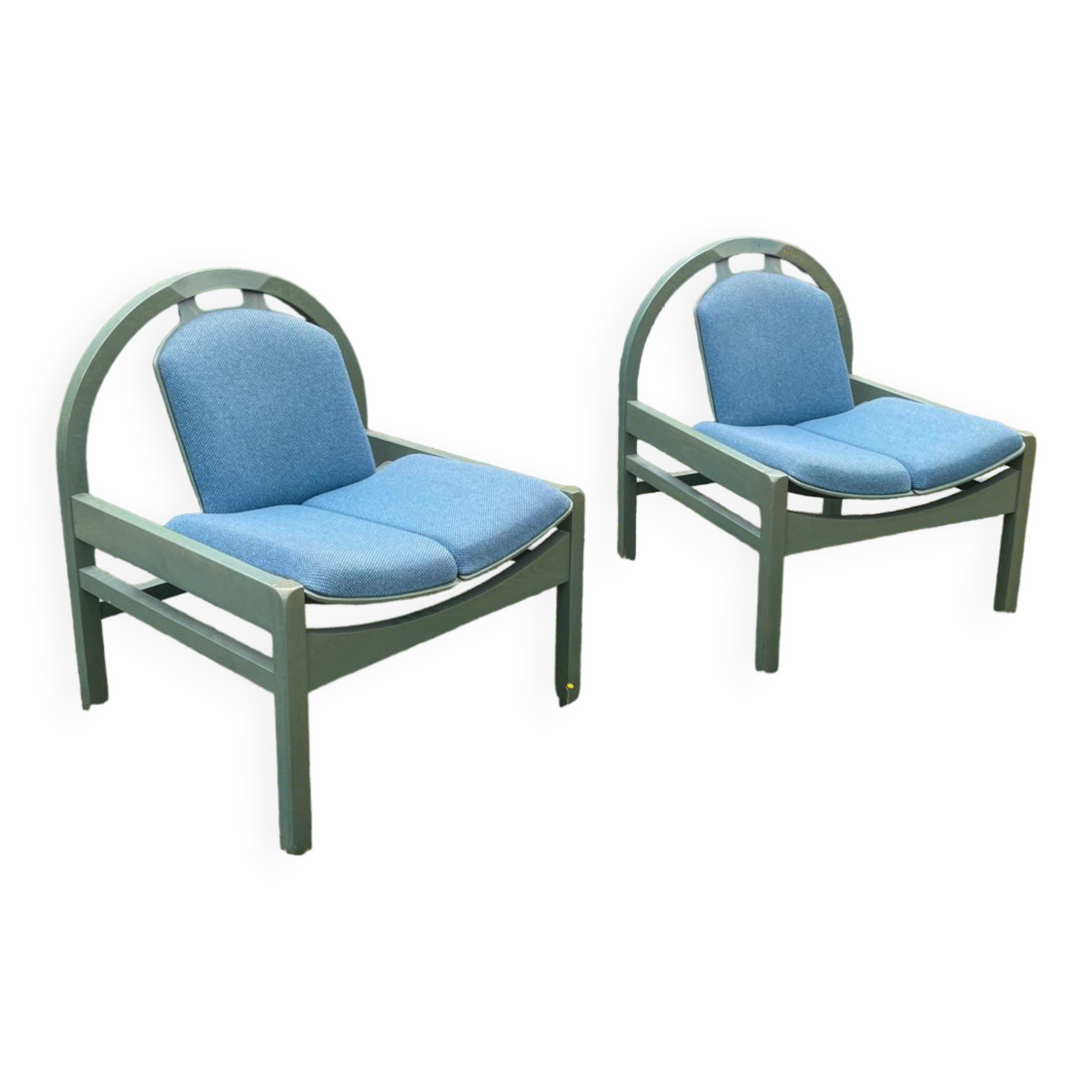 Pair of vintage Baumann armchairs, Argos model