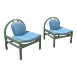 Pair of vintage Baumann armchairs, Argos model