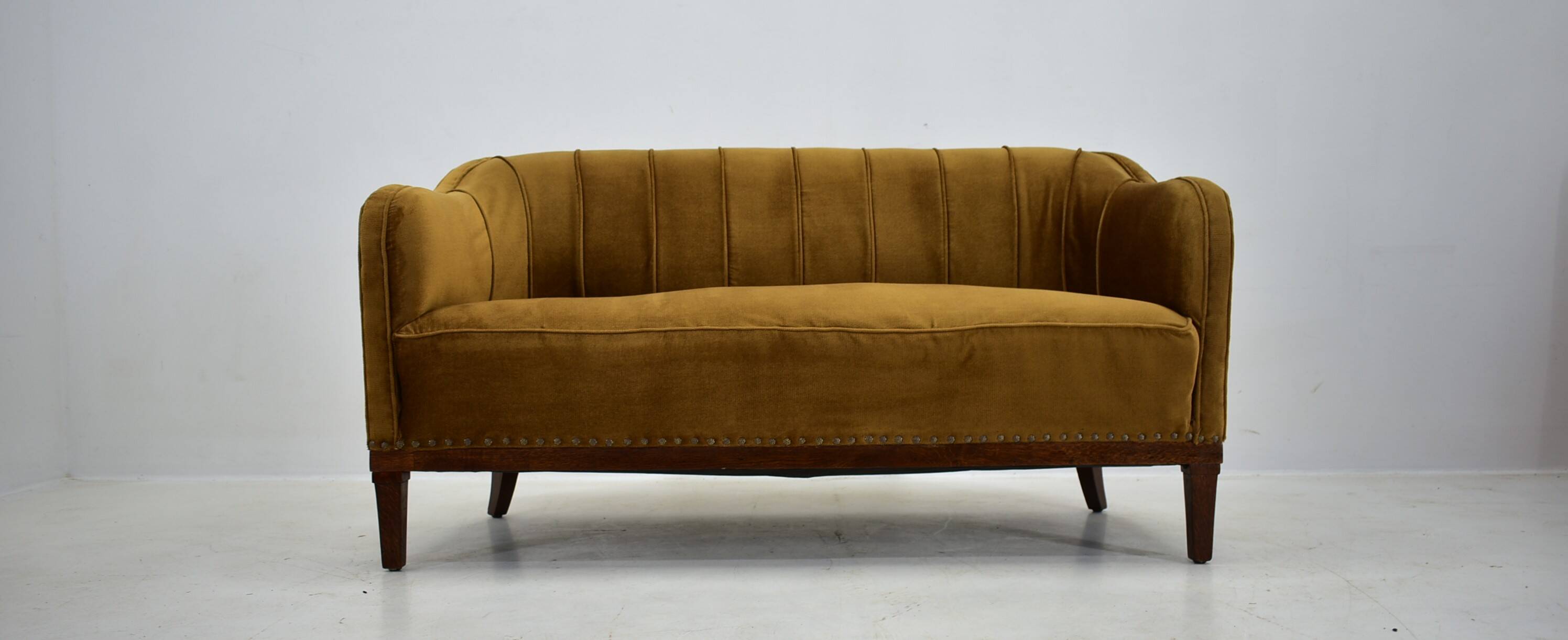 Canapé Art Déco des années 1930, Tchécoslovaquie