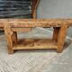 Old workbench side table bathroom furniture 48 x 193 cm