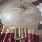 Lustre vintage en verre granité