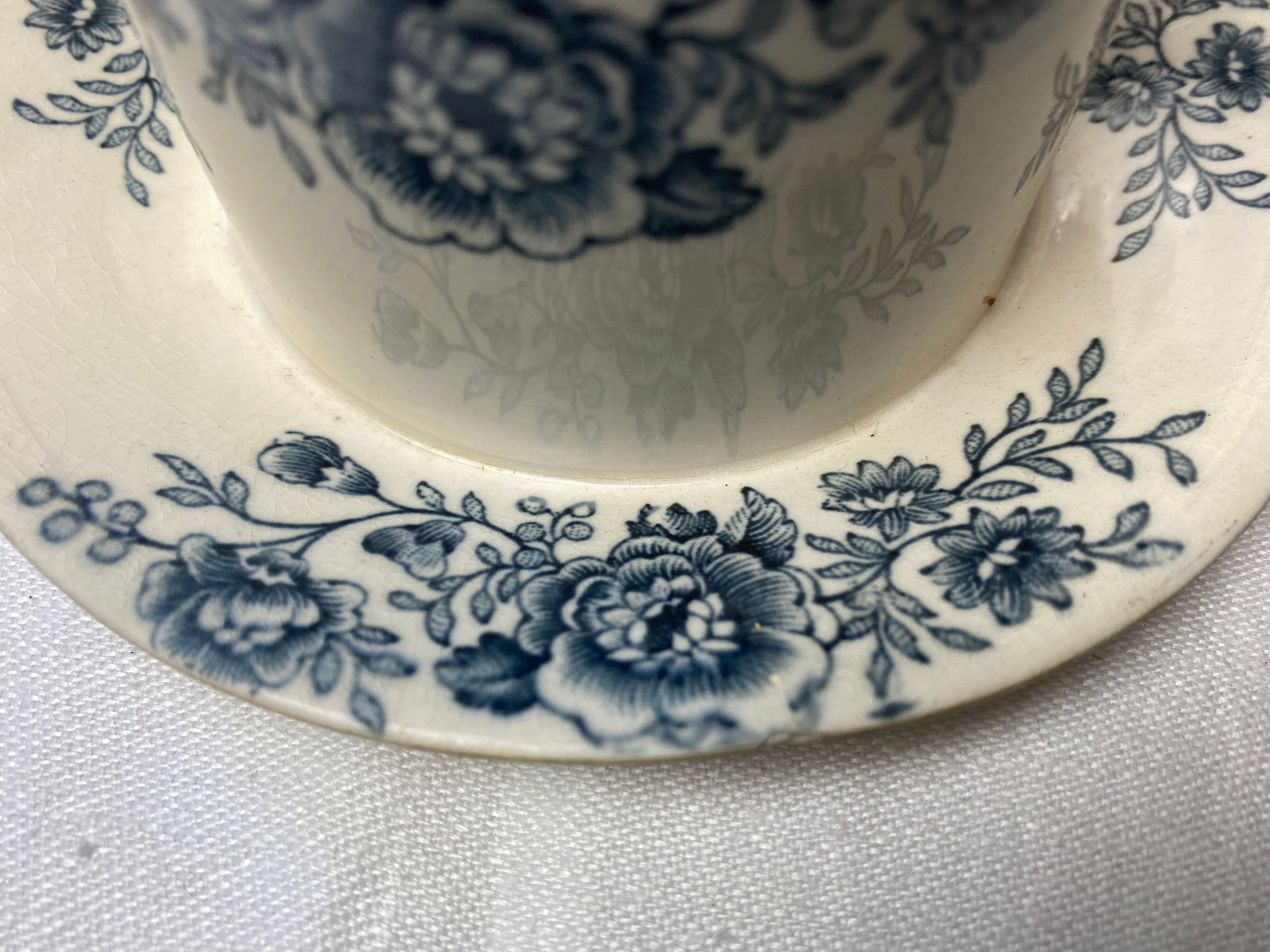 English earthenware jam stamped "Crown Ducal" old Bristol model