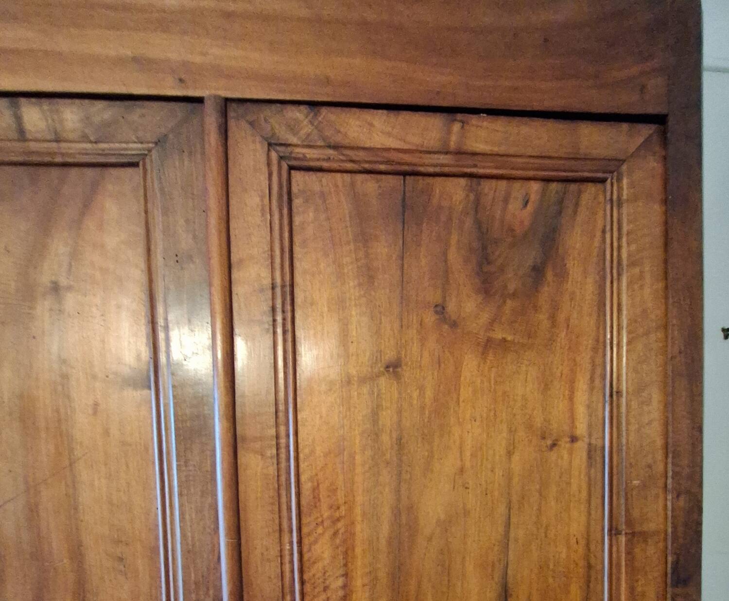 Antique walnut wardrobe