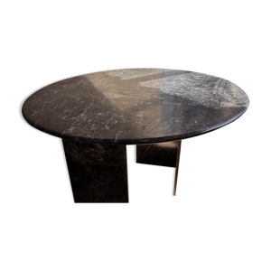 table ronde de salle - marbre