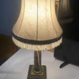 Empire column lamp in green onyx