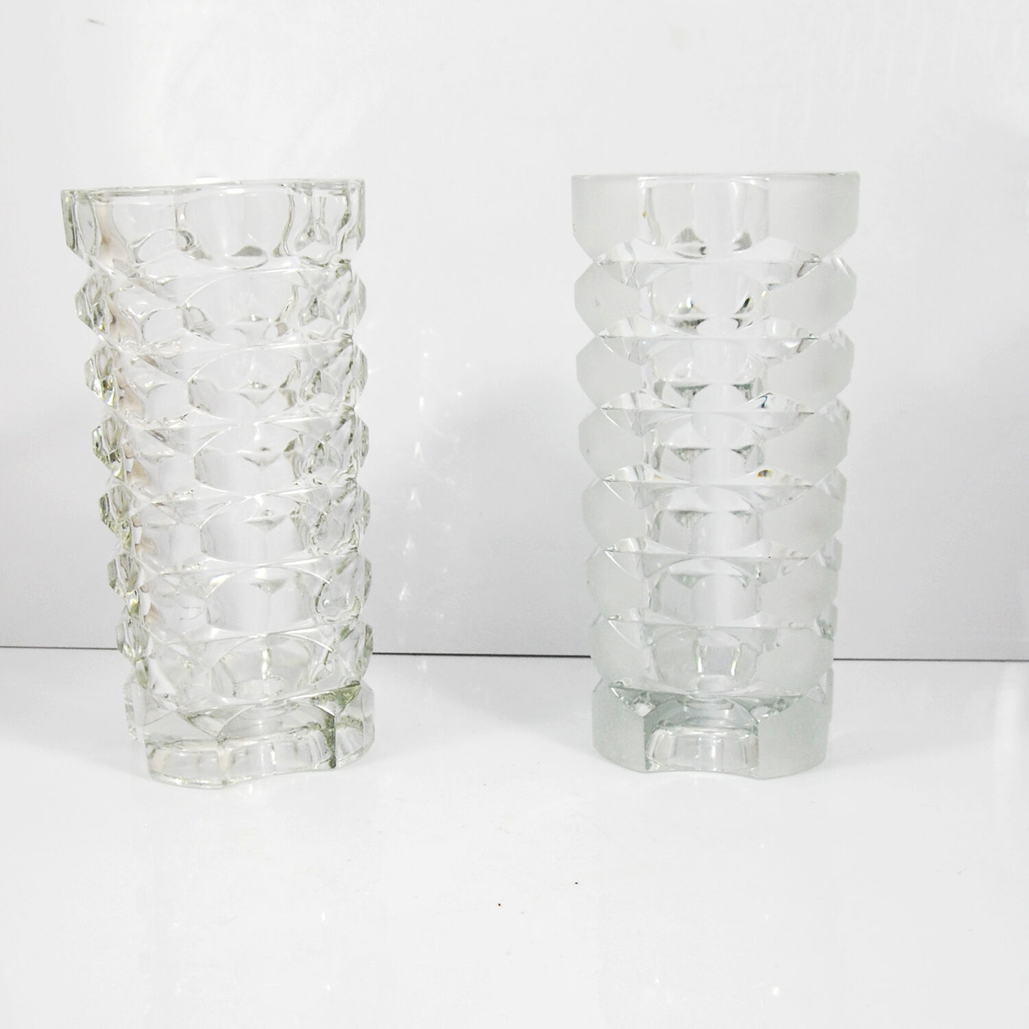 Glass vase Windsor by Luminarc, France 1970