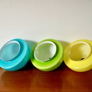 Suspension in green opaline mushroom design 60s-70s