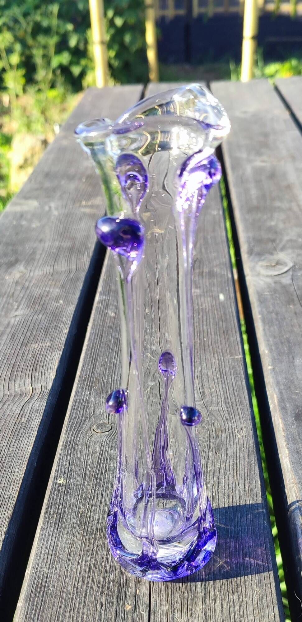 Volcan soliflore vase Laurent Lesiourd art
