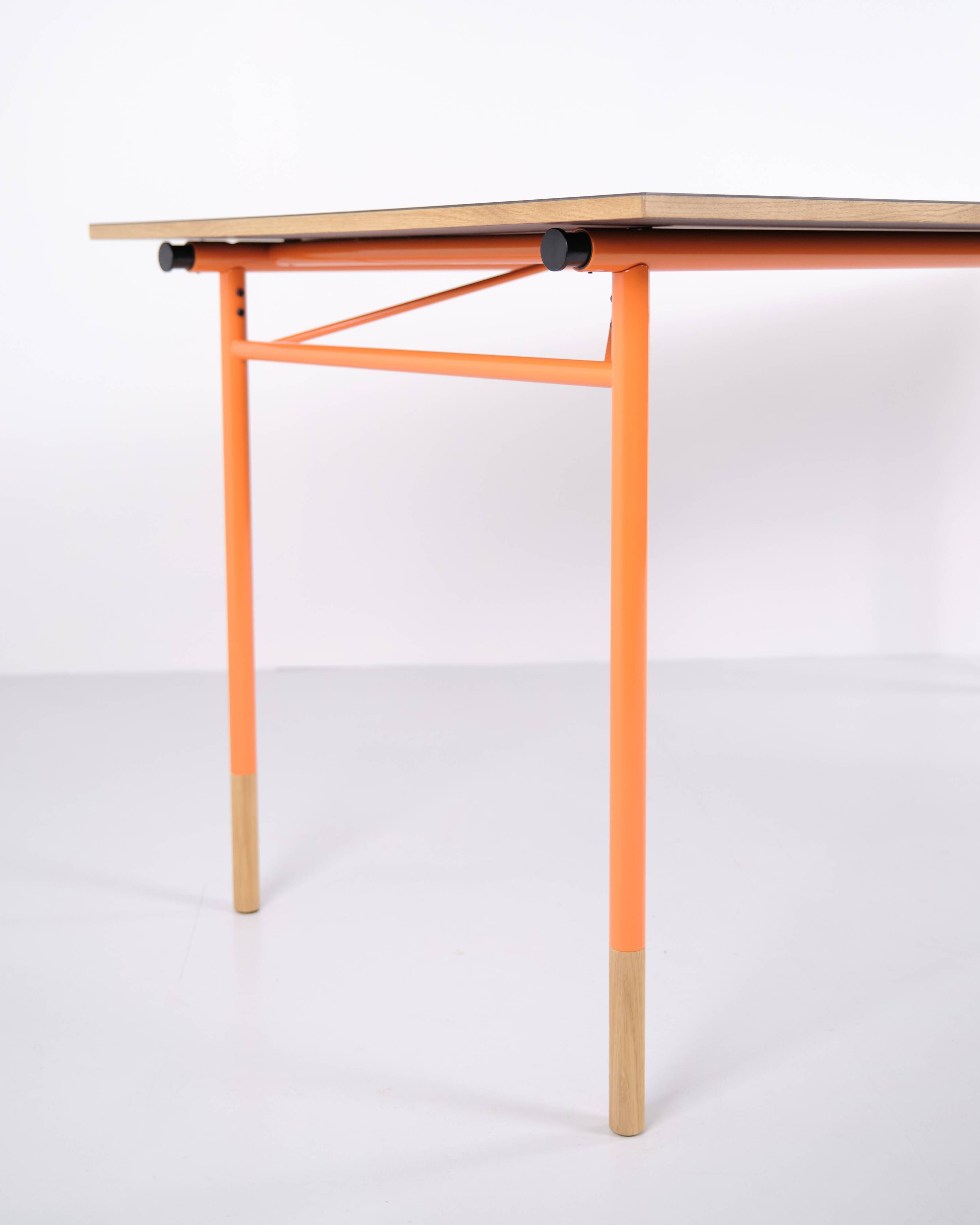 Table à manger Nyhavn – Finn Juhl – Maison de Finn Juhl – linoléum gris – pin de l'Oregon – 2015