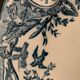 10 plates in old blue earthenware Terre de Fer Léon Graves model Louis XVI 20th century