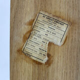 Oak veneered folding dining table from UP Závody 1960 s