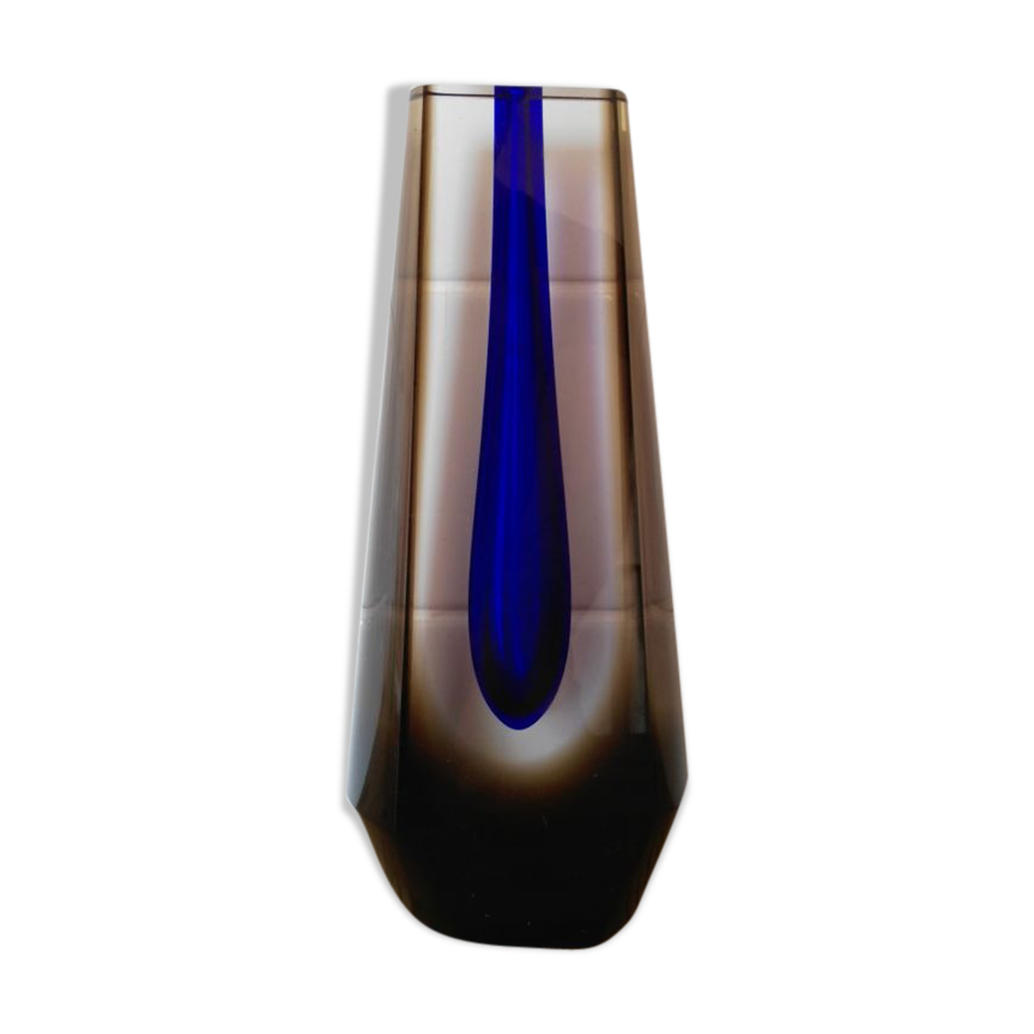 S by Pavel Hlava 1970 glass vase