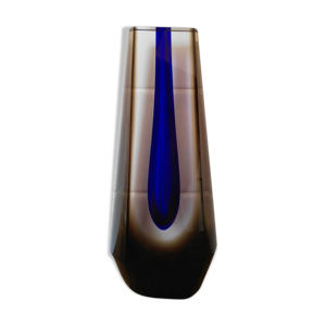 Vase en verre par Pavel Hlava 1970s